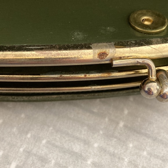 Vintage Baronet Olive Clutch Wallet - Picture 12 of 14